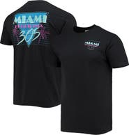 IMAGE ONE Men's Black Miami Hurricanes Miami Vice 305 Comfort Color T-Shirt