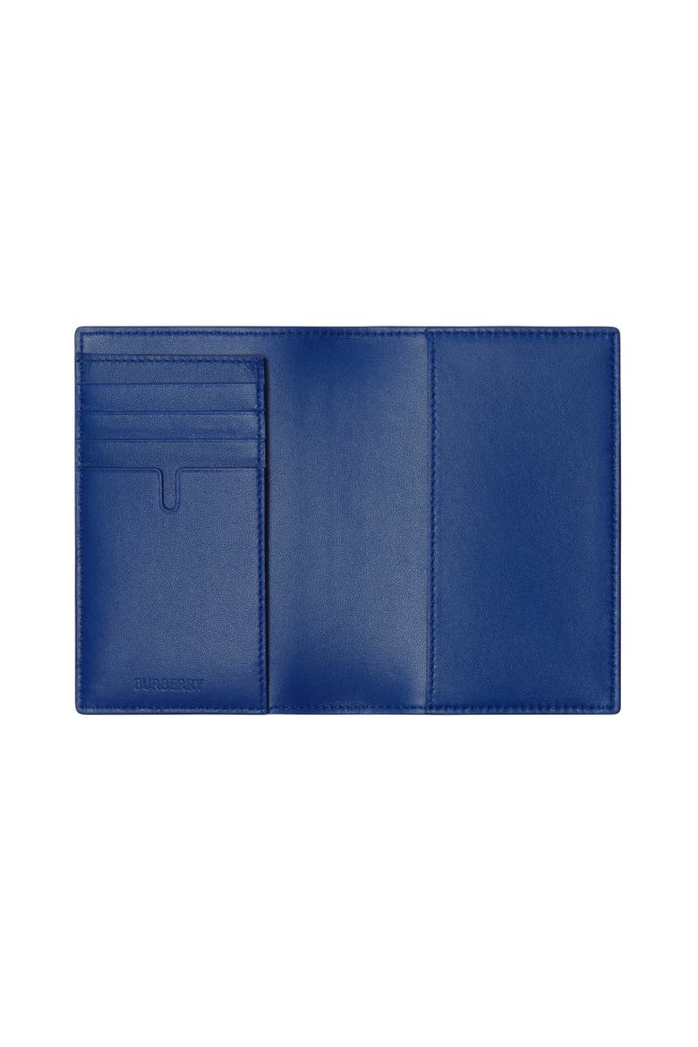 City Check Passport Holder, Alternate, color, Iron grey/Knight Blue