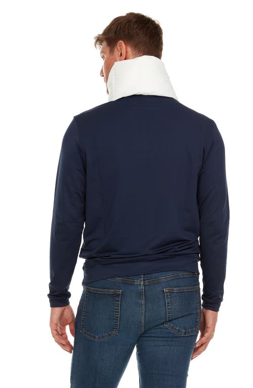 Helios The Heated Coat Paffuto Heated Scarf In White