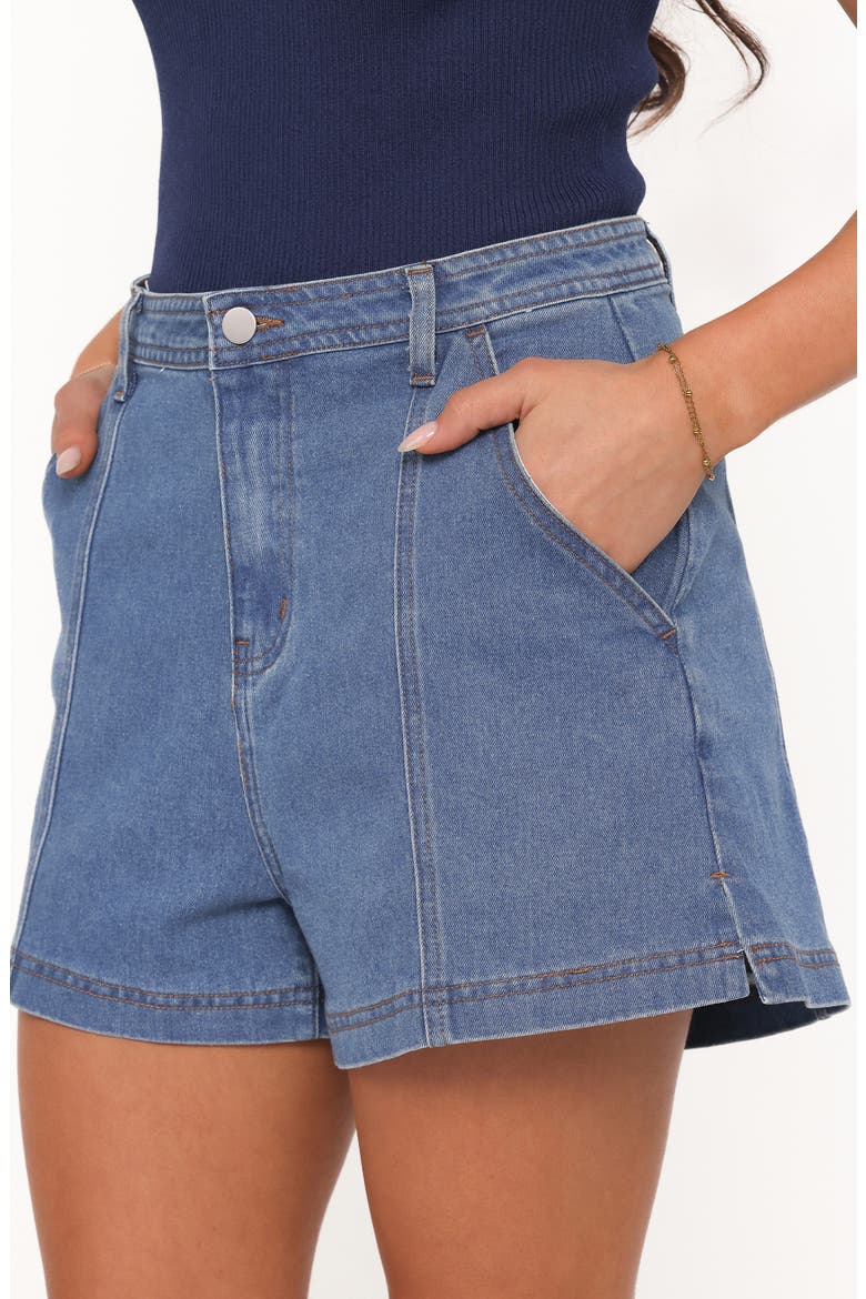 Denim Shorts, Alternate, color, MEDIUM WASH