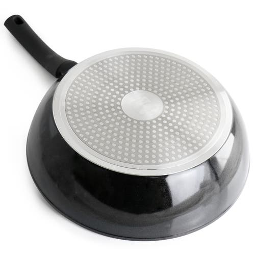 Kenmore Arlington 3.5 Quart Non Stick Aluminum Saute Pan With Lid In Black