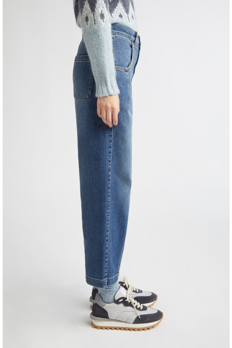 Crop Straight Leg Jeans, Alternate, color, 08N ZUCCHERO