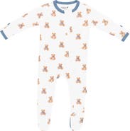 Kyte BABY Teddy Bear Zip-Up Footie