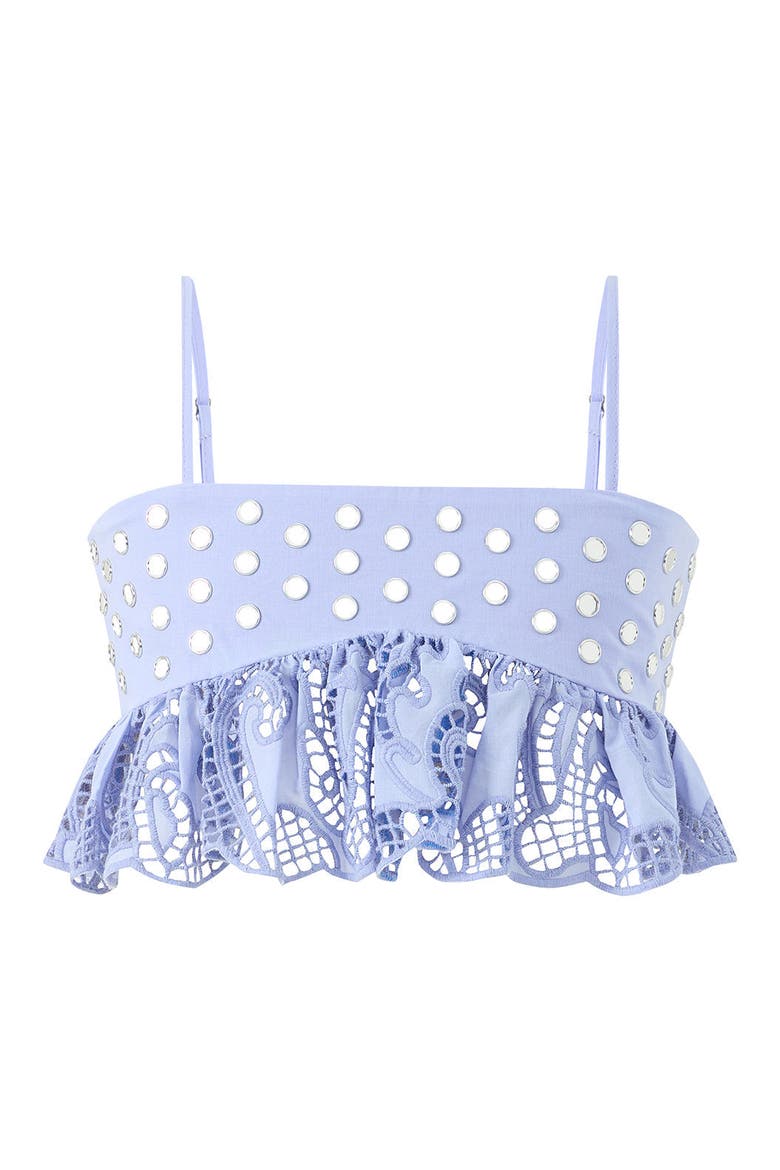 Luciana Embroidered Top, Main, color, Lavender