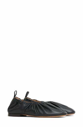 Ruched Ballerina Flat