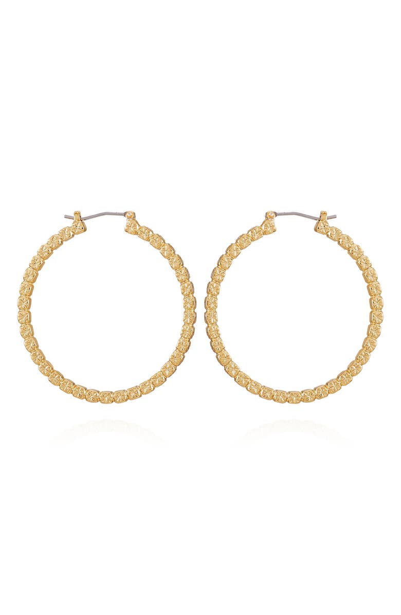 Vince Camuto Had a Chain Hoop Earrings, Alternate, color, Gold Tone