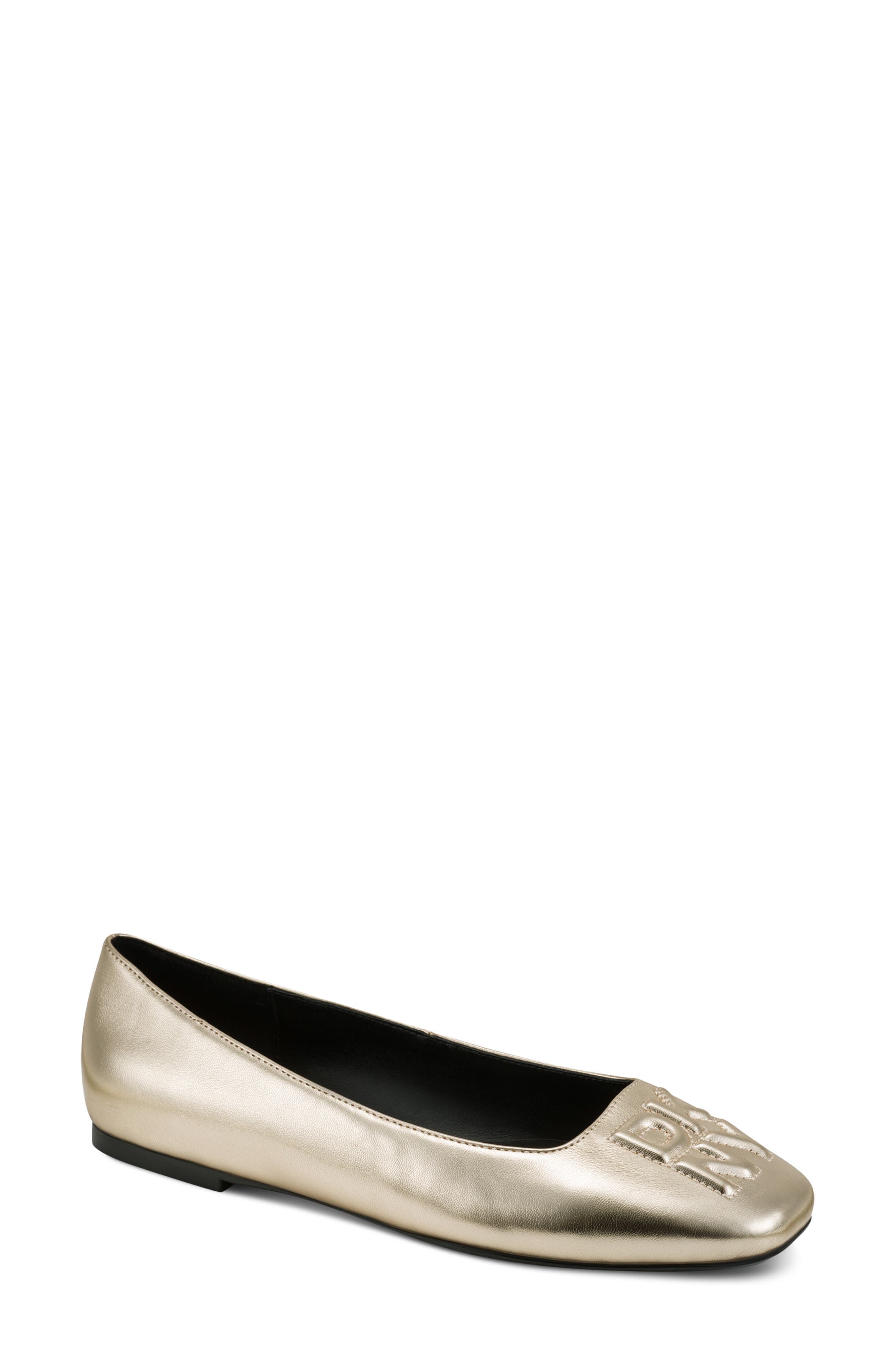 DKNY Darianne Ballet Flat, Main, color, Platino