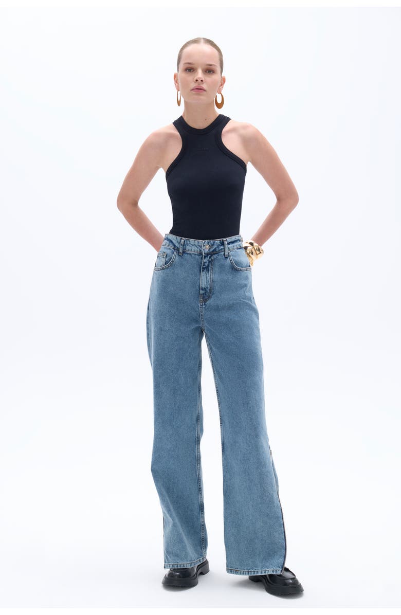 Nocturne Halter Neck Bodysuit, Alternate, color, 