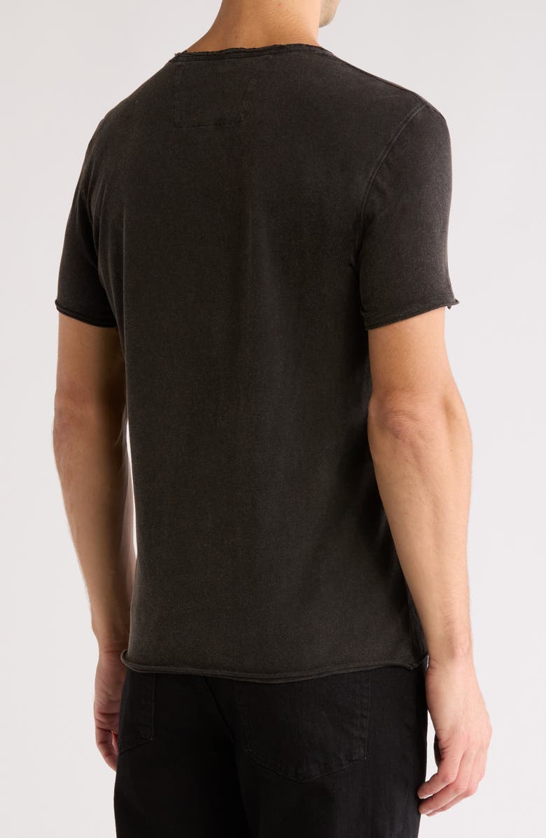 John Varvatos Distorted Peace Sign Cotton Graphic T-Shirt, Alternate, color, 