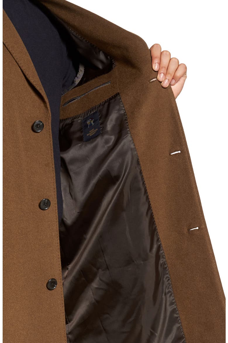 Sheffield Classic Fit Wool & Cashmere Overcoat, Alternate, color, VICUNA