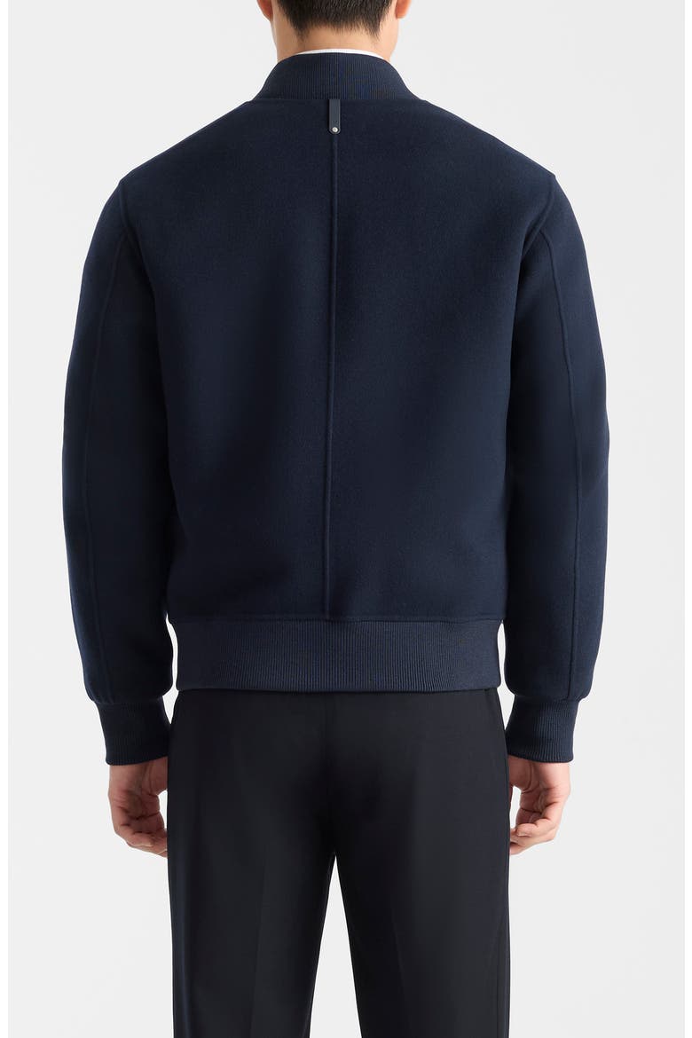 Emilio Wool Bomber Jacket, Alternate, color, MARINE BLUE