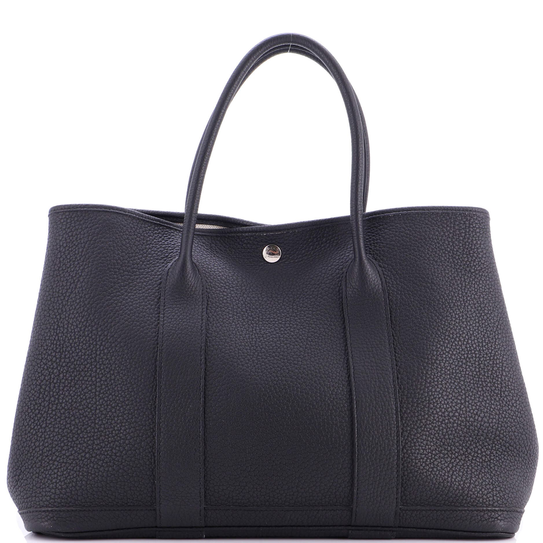 Pre-Owned Hermes Garden Party Tote Leather 36, Main, color, 