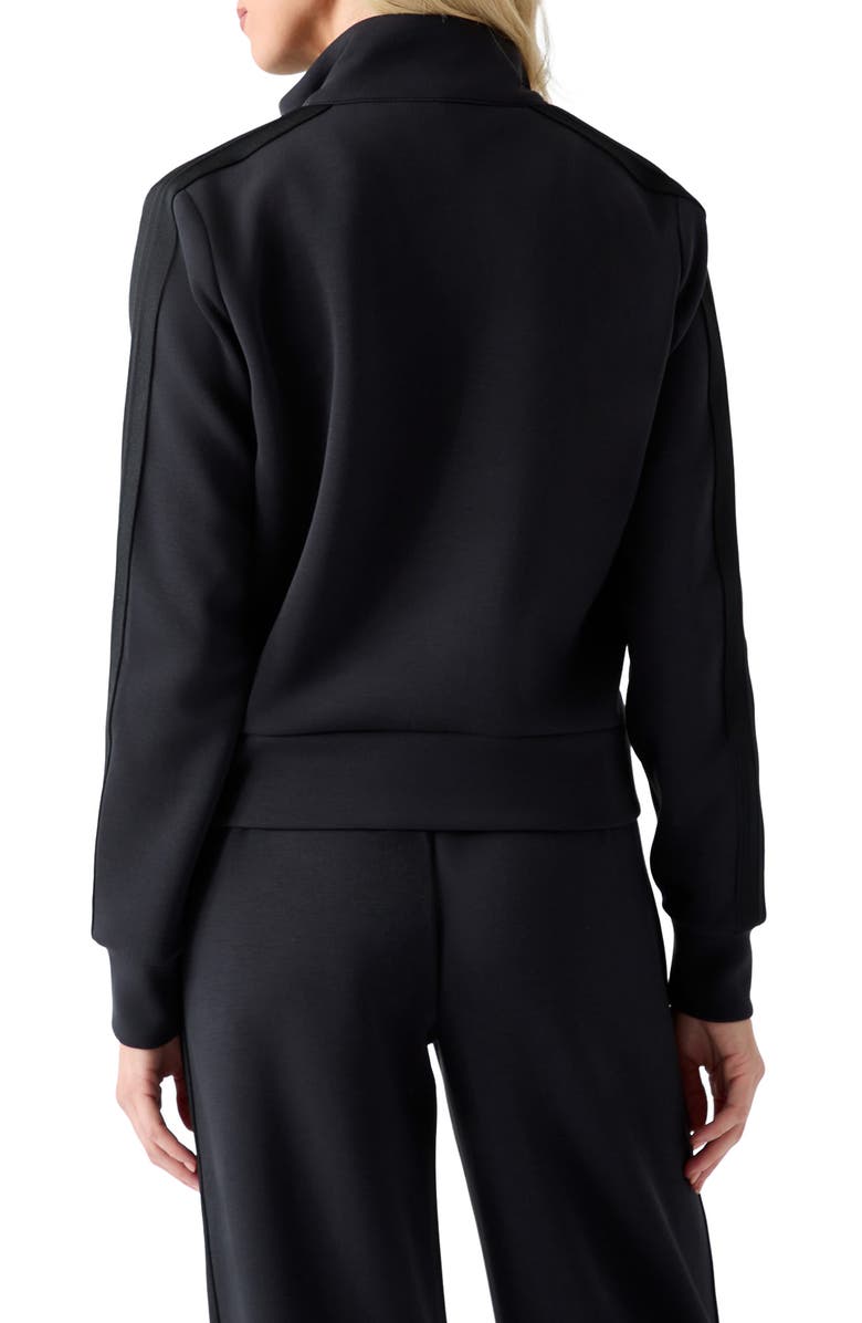 GUESS Lyra High Neck Jacket, Alternate, color, Black