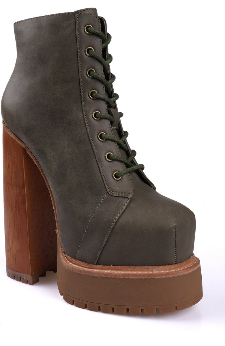 ZIGI Adelina Platform Bootie, Main, color, Army Grey/Green