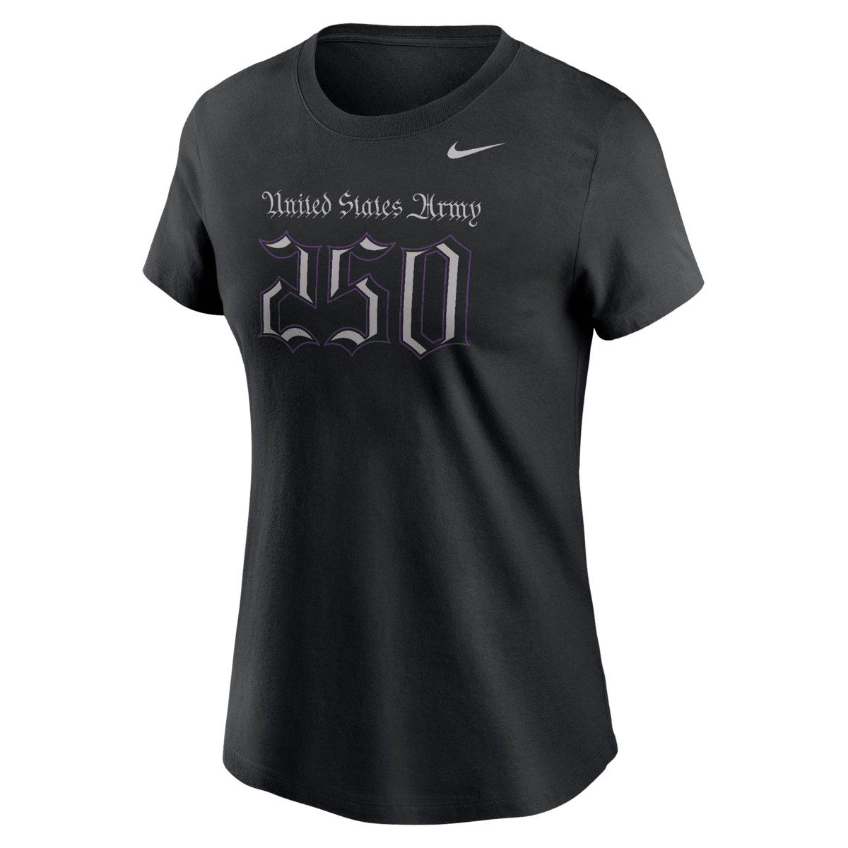 Nike Women's Nike Black Army Black Knights Army 250 Collection T-Shirt ...