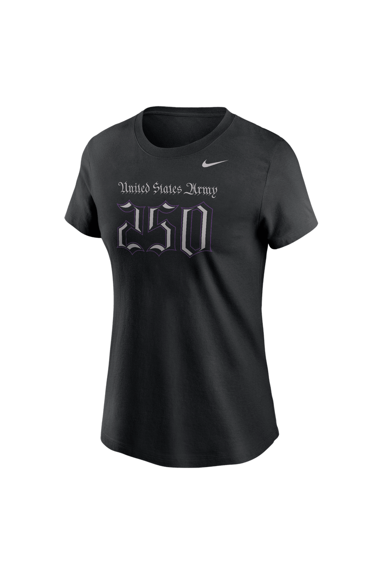 Women's Nike Black Army Black Knights Army 250 Collection T-Shirt, Alternate, color, Black