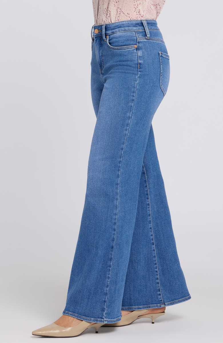 NYDJ Mia Palazzo High Waist Flare Jeans, Alternate, color, Blue Paradise