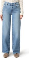 PAIGE Sasha High Waist Wide Leg Jeans