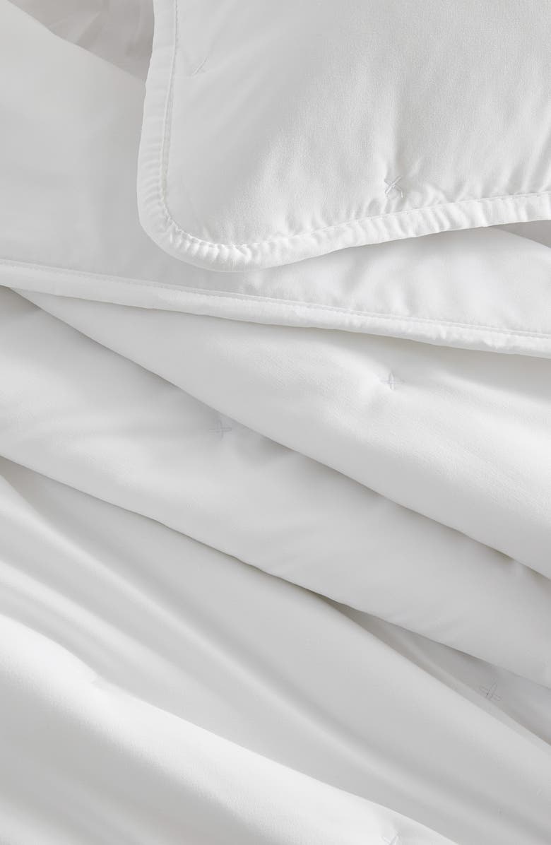 Woven & Weft Dot Stitched Quilt Set, Alternate, color, White