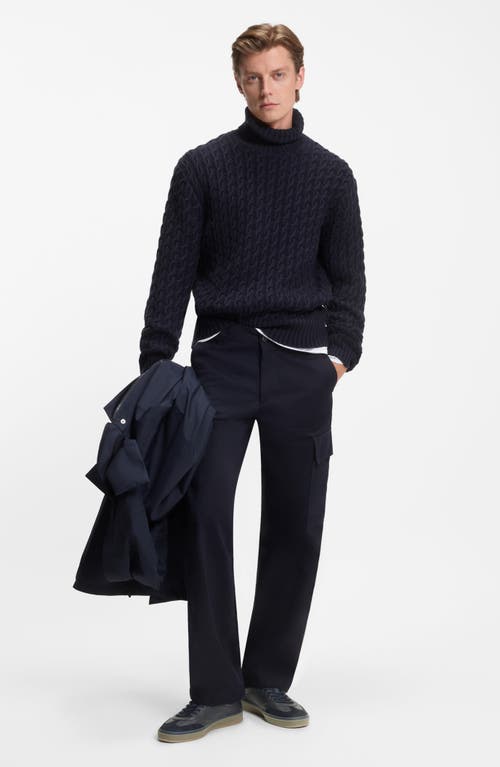 Hugo Boss Boss X Beckham Zarek Low Top Sneaker In Blue