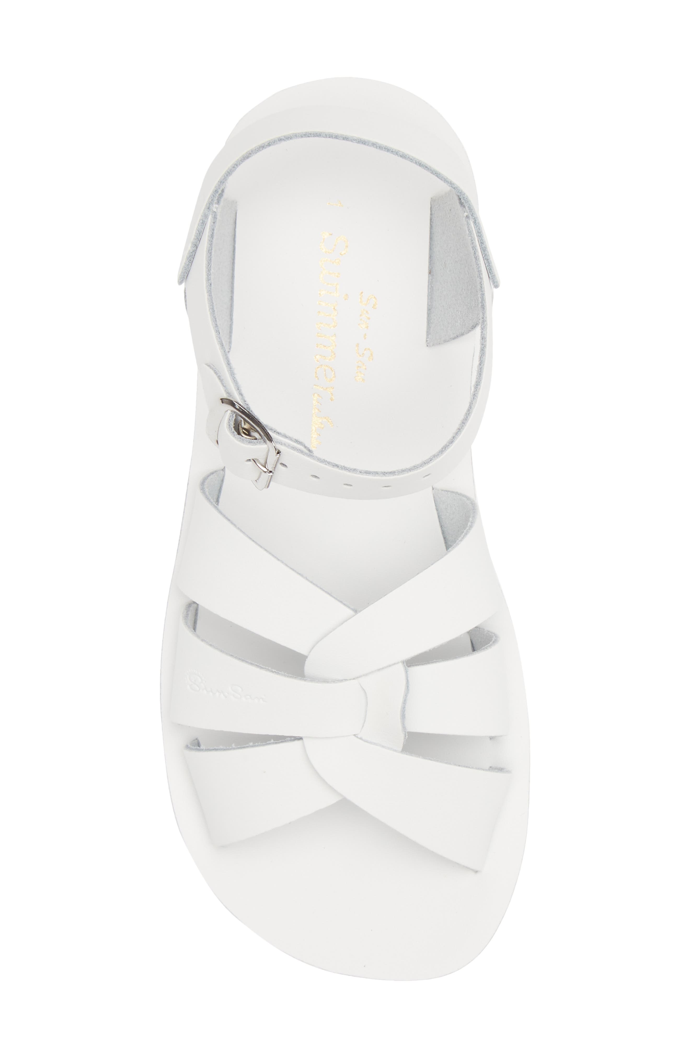 Swimmer Sandal, Alternate, color, WHITE
