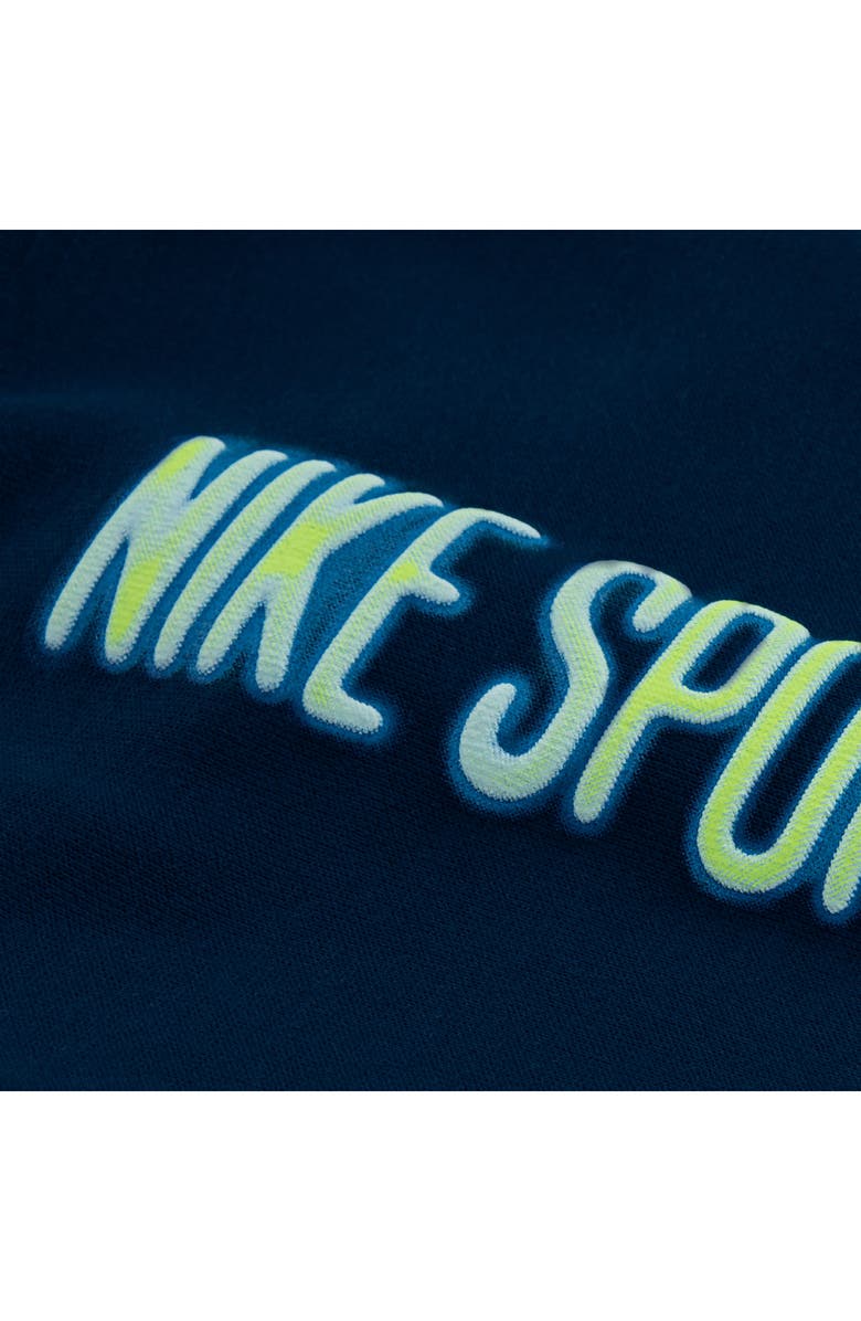 Nike Sportswear Glow With Me Fleece Hoodie & Joggers Set, Alternate, color, Blue Force