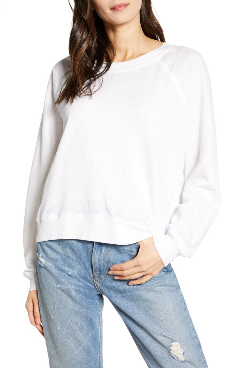 Recycled Karma Long Sleeve Burnout Tee, Main, color, 