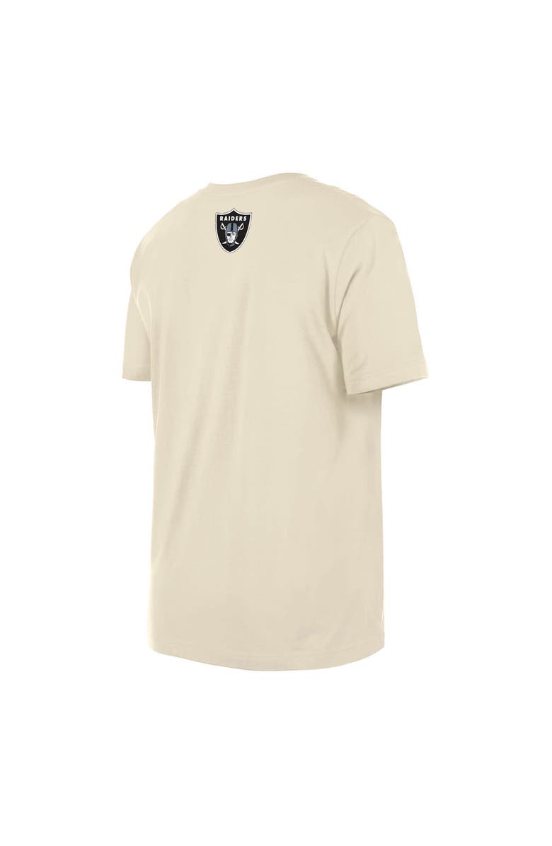New Era Men's New Era  Cream Las Vegas Raiders 2023 NFL Draft T-Shirt, Alternate, color, 