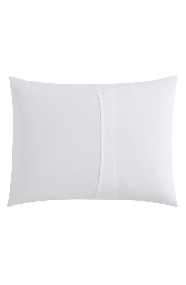 Vera Wang Solid Textured Pleat Duvet Cover & Sham Set, Alternate, color, White