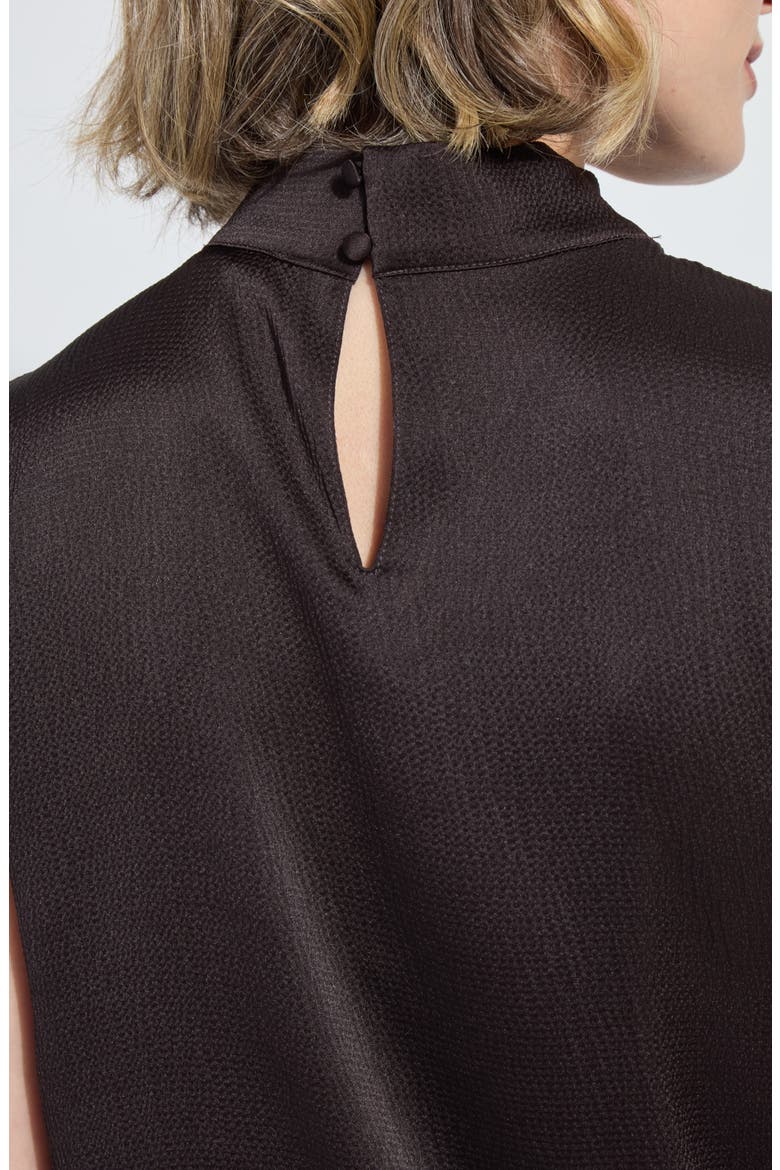 Aisha Sleeveless Cowl Neck Top, Alternate, color, DBL EXPRSO