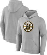 FANATICS Men's Fanatics Branded Heather Gray Boston Bruins Primary Logo Pullover Hoodie