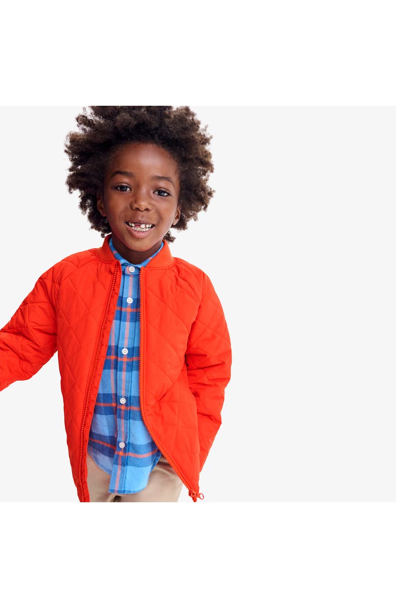 Primary Kids Quilted Lightweight Puffer Jacket, Alternate, color, Pumpkin