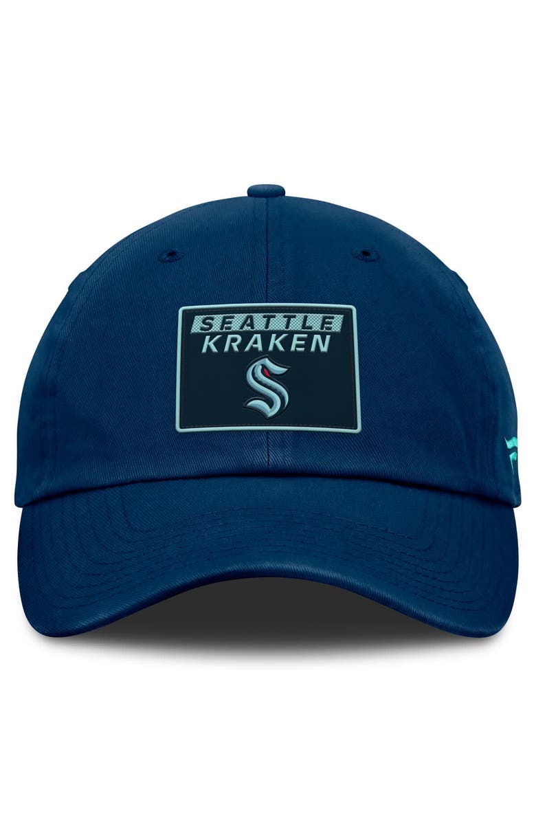 FANATICS Women's Fanatics  Deep Sea Blue Seattle Kraken Authentic Pro Rink Adjustable Hat, Alternate, color, Navy