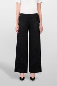 LAURA APARICIO Drill Palazzo Pants