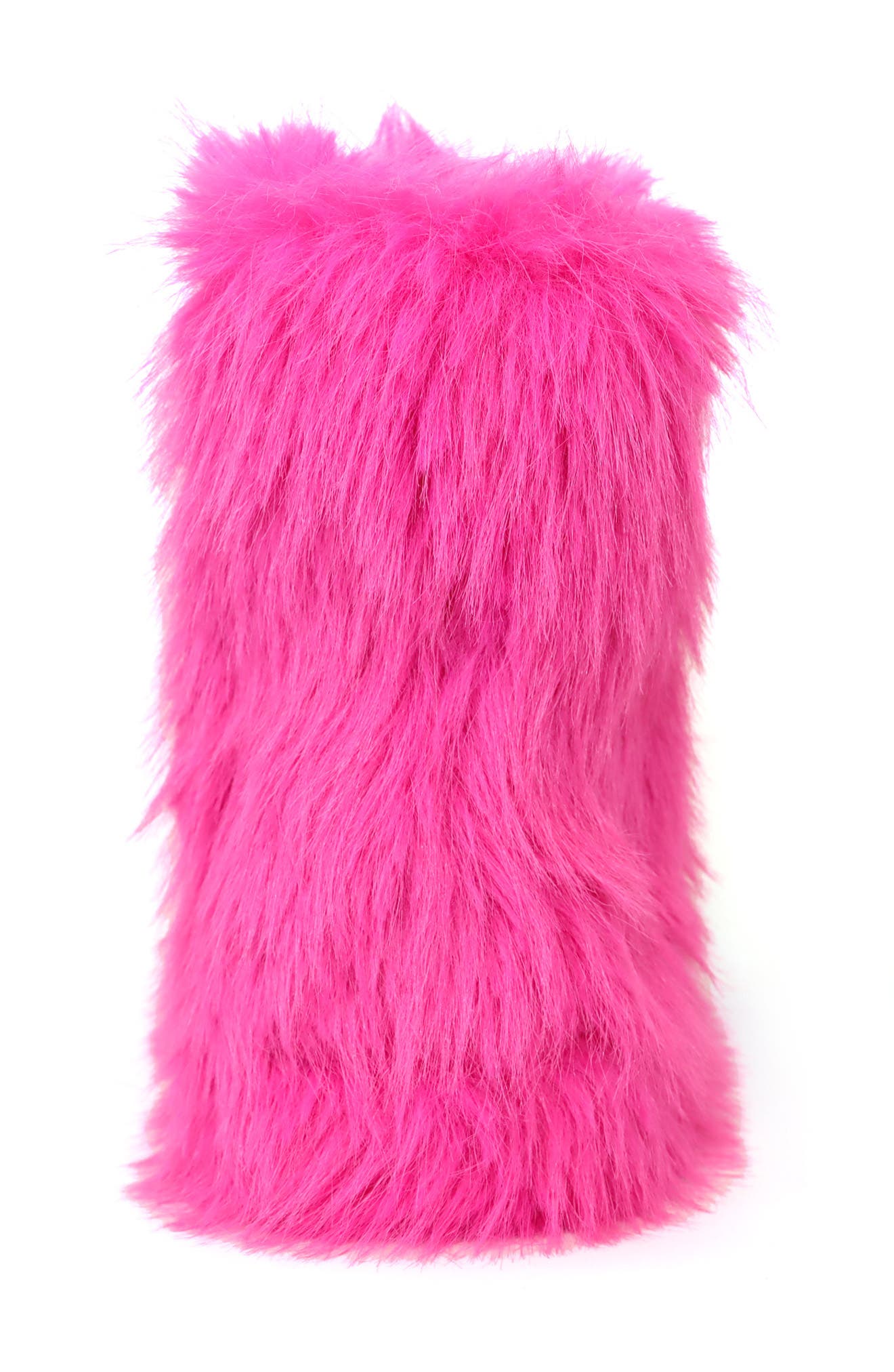 Kids' Mini Chilly Days Faux Fur Bootie, Alternate, color, FUCHSIA