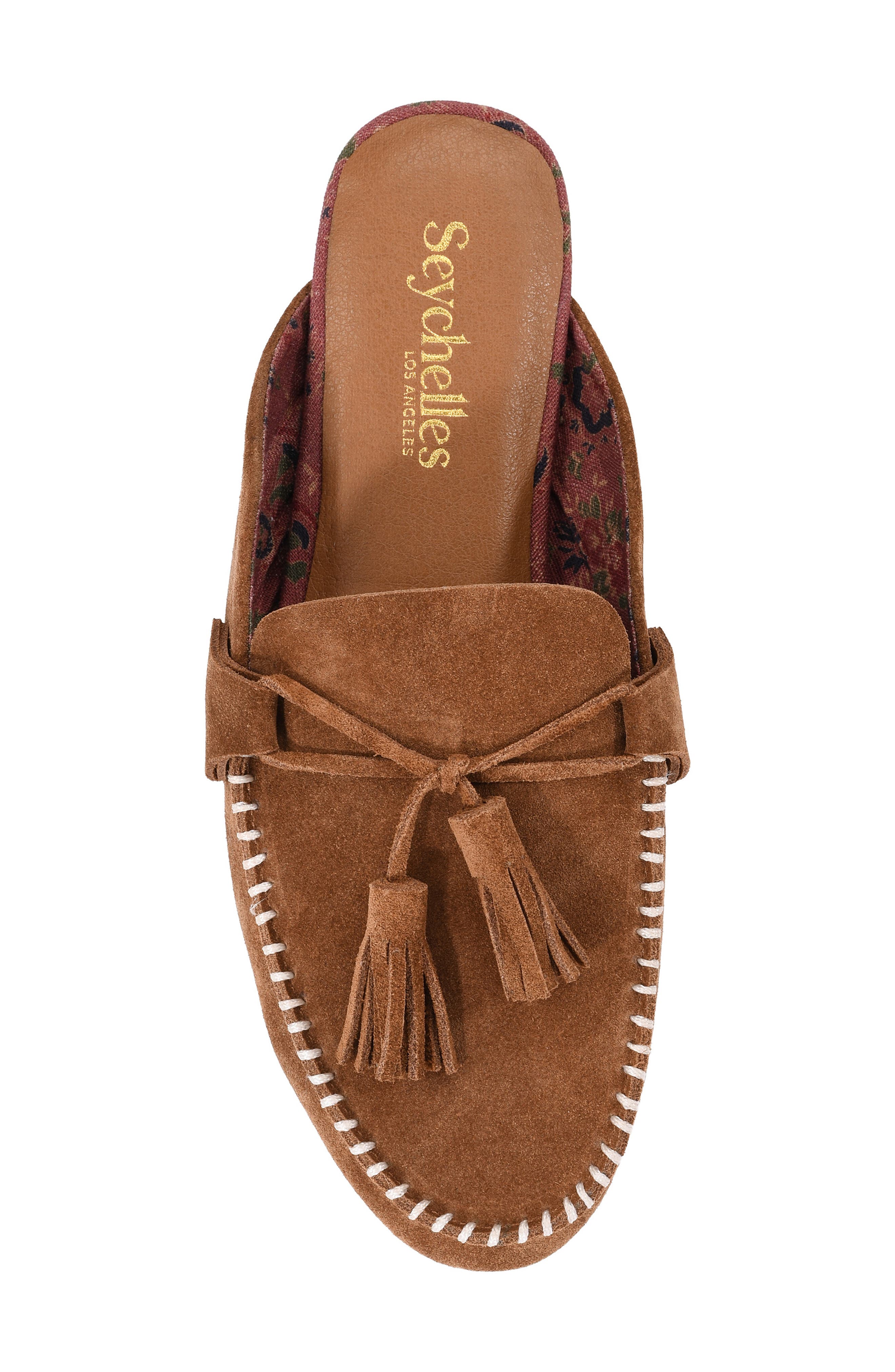 Silverlake Tassel Mule, Alternate, color, TAN