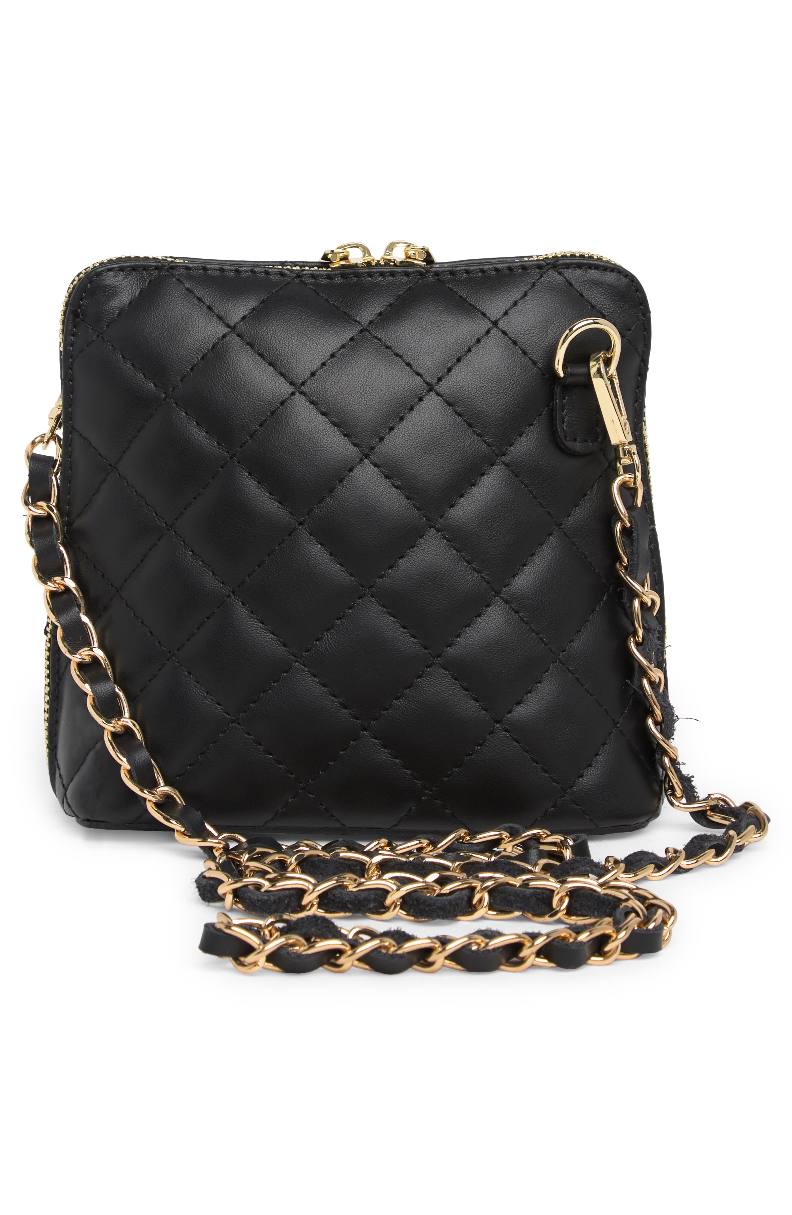 MASSIMO CASTELLO Quilted Leather Crossbody Bag (Women) | Nordstromrack