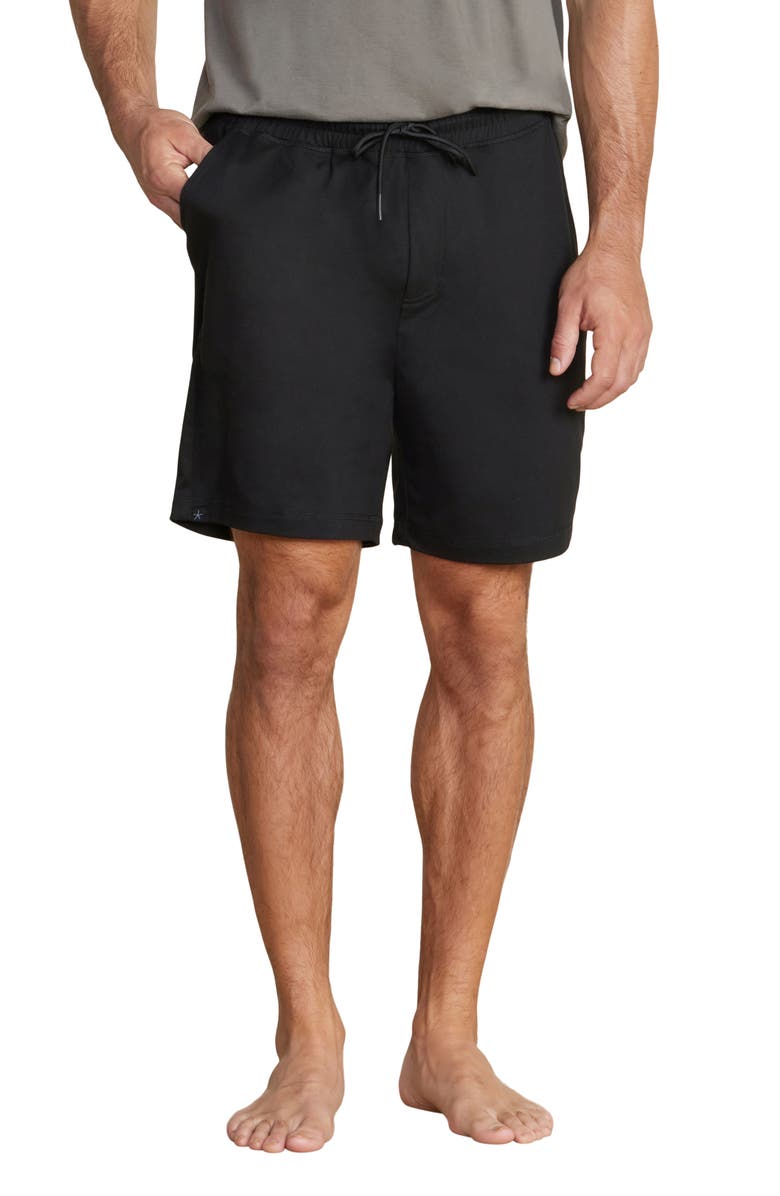 Barefoot Dreams<sup>®</sup> Butterchic Knit Heavy Shorts, Main, color, Black