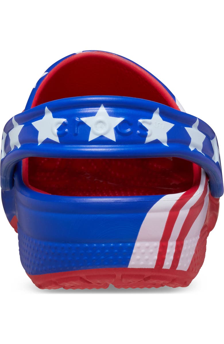 CROCS Kids' Classic American Flag Clog, Alternate, color, Mlt