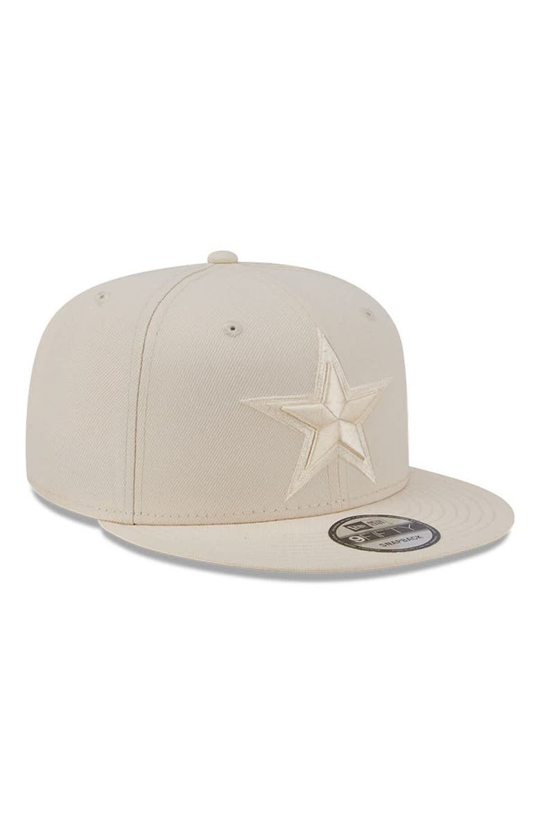 New Era Men's New Era Cream Dallas Cowboys Colorpack 9FIFTY Snapback Hat, Alternate, color, Cream