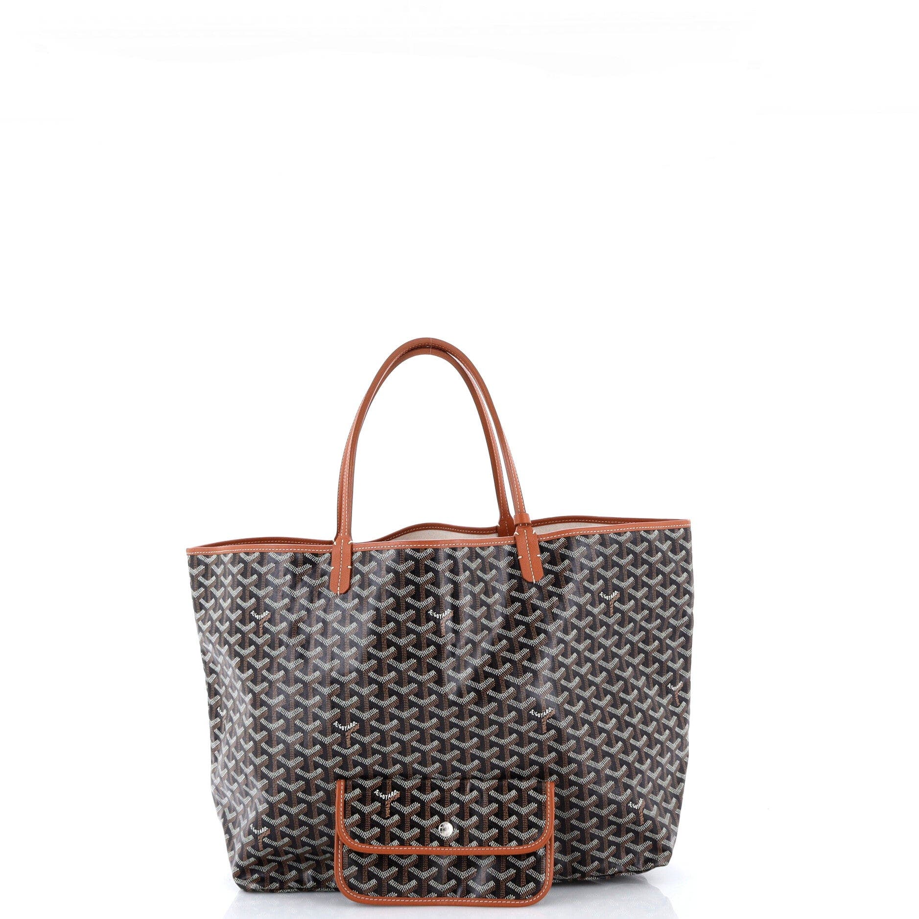 Saint Louis Tote Claire Voie Coated Canvas GM, Alternate, color, Brown