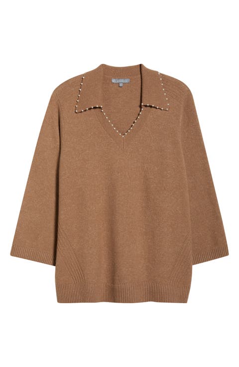 Collar Sweater (Plus)
