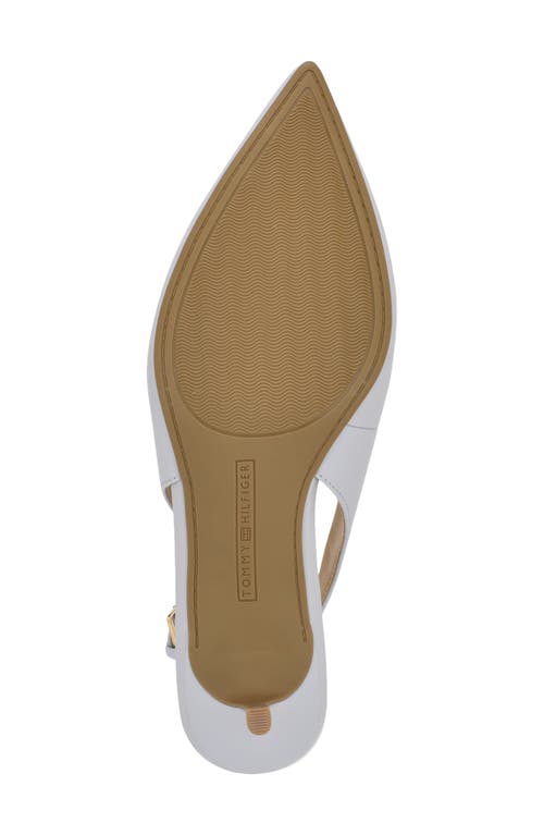 TOMMY HILFIGER TOMMY HILFIGER TIENNA SLINGBACK POINTED TOE PUMP