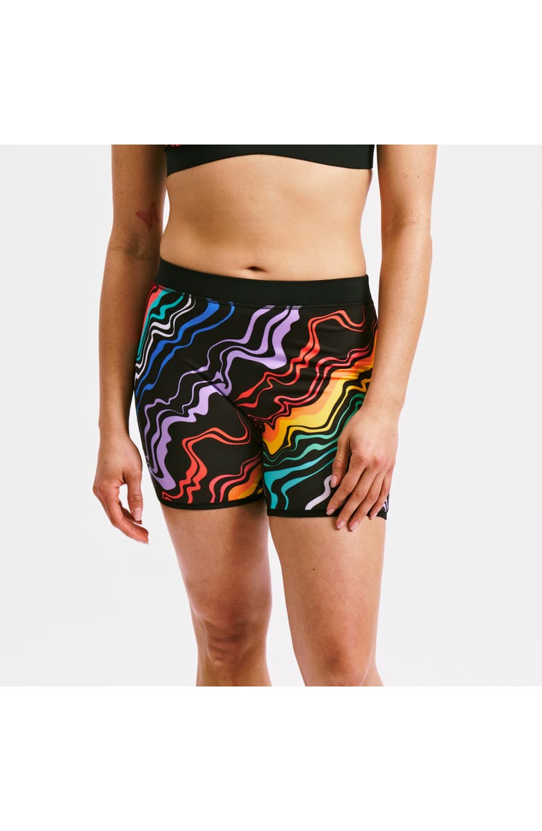 TomboyX 4.5-Inch Reversible Swim Shorts, Main, color, Making Waves