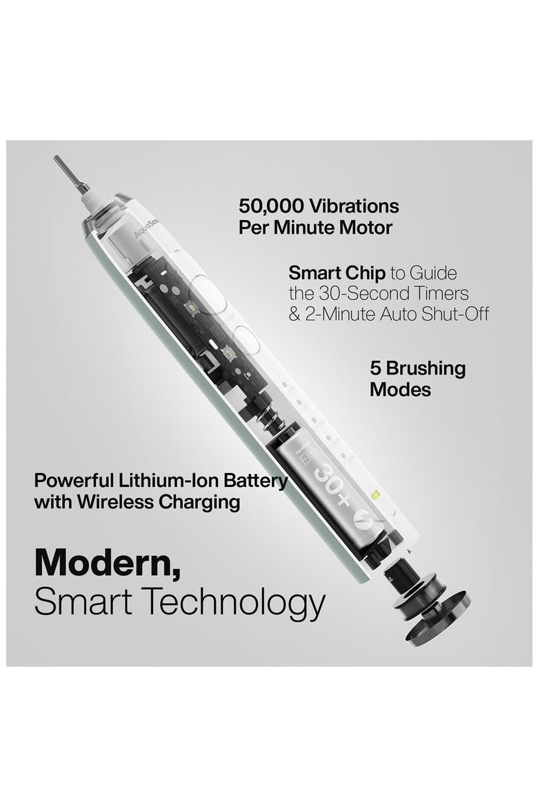 Elite Rechargeable Electric Toothbrush Set, Alternate, color, GREEN