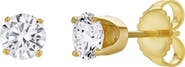 LuvMyJewelry Seraph 0.75 Ct TW Lab Grown Round Diamond Studs 14K Gold Earrings