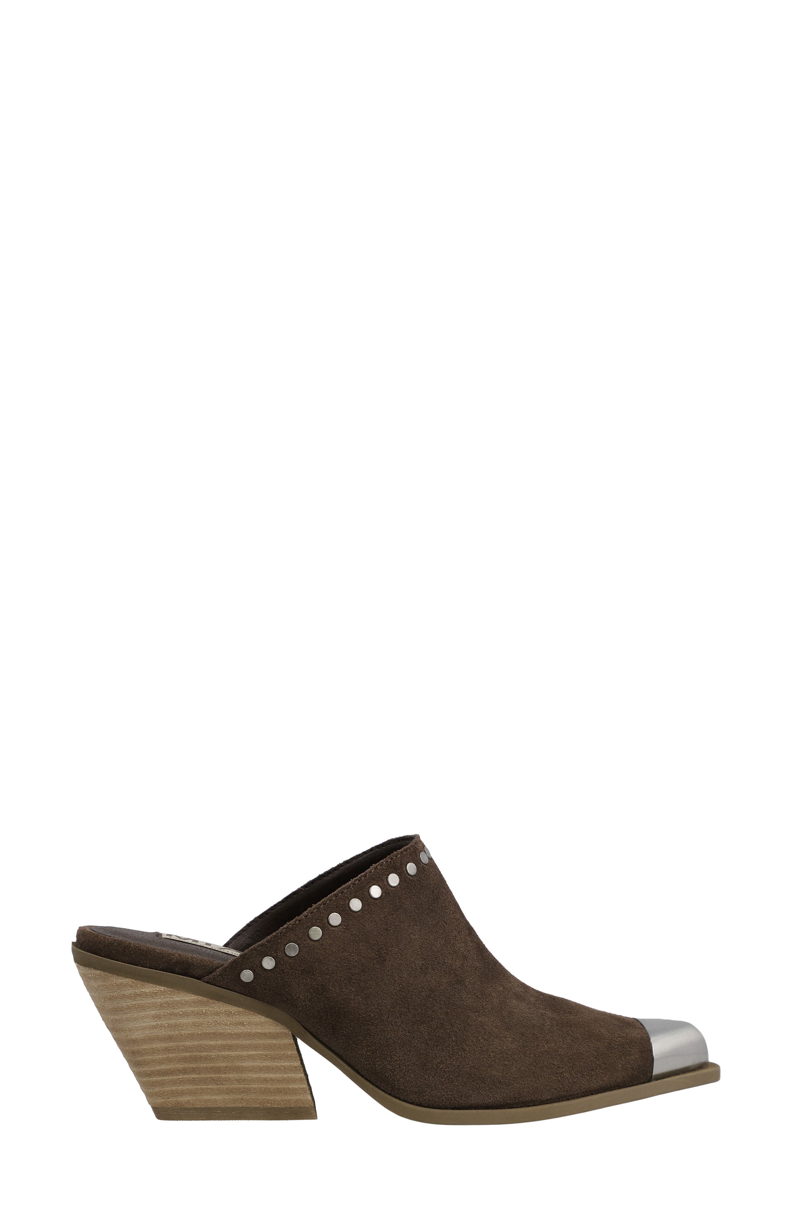 MIA Dixie Cap Toe Mule, Alternate, color, Chocolate