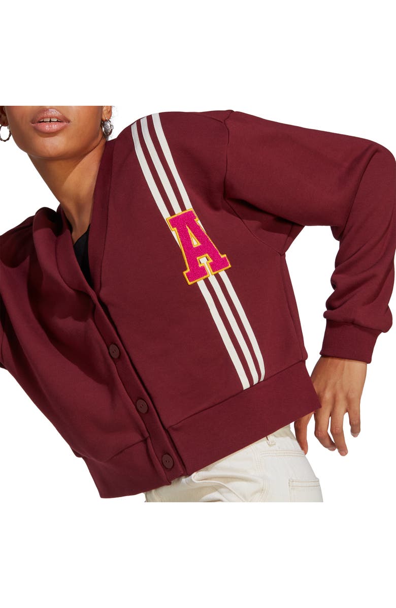 adidas Originals Collegiate Cotton French Terry Cardigan, Alternate, color, 