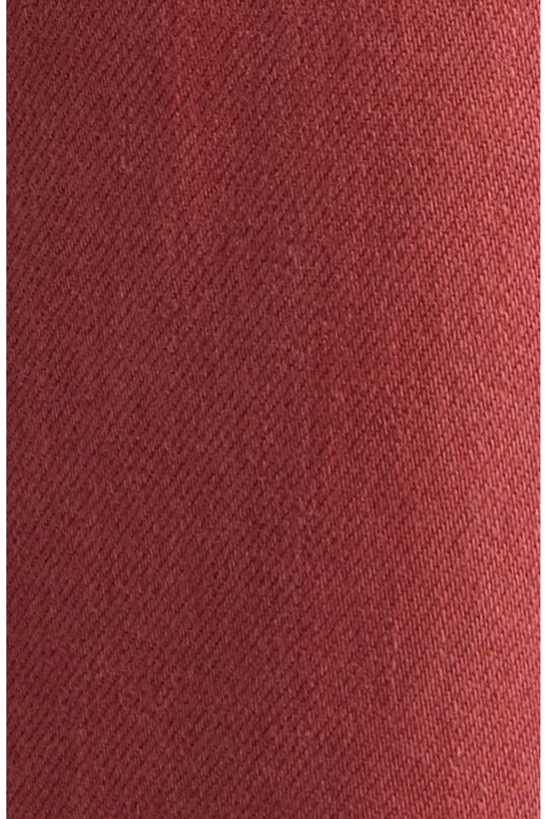Kasey Mid Rise Wide Leg Jeans, Alternate, color, RUST