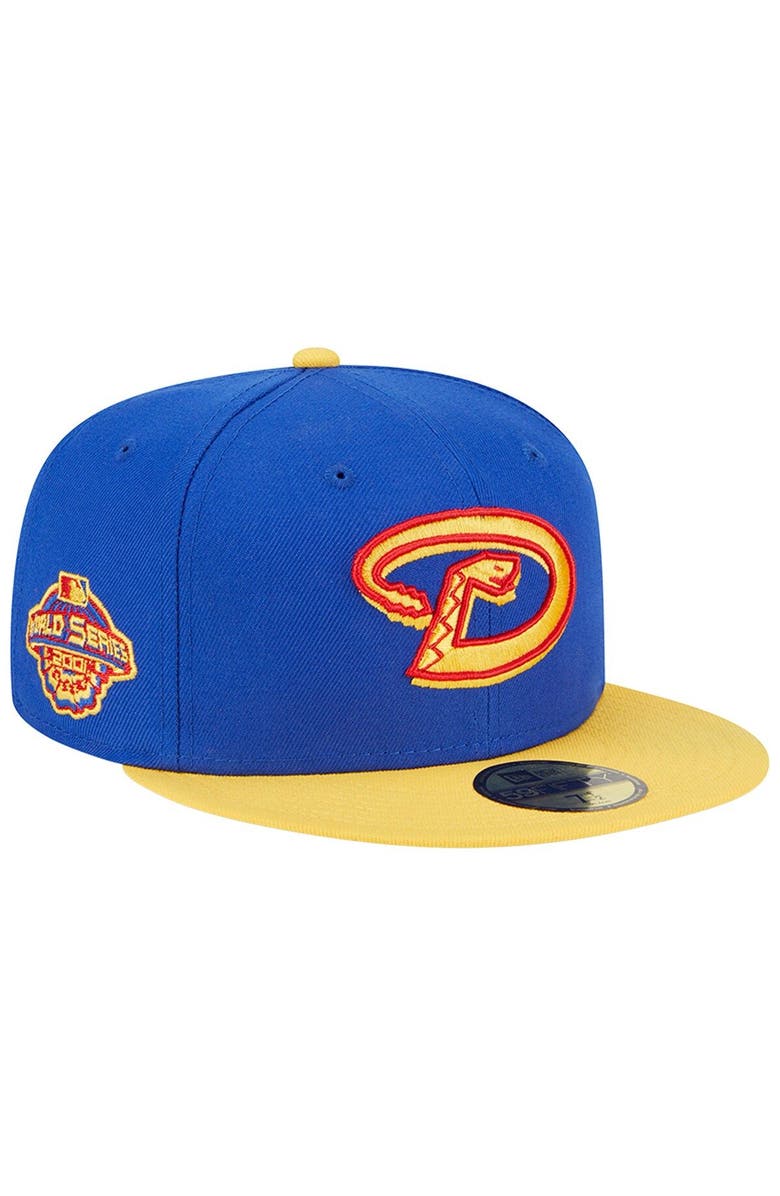 New Era Men's New Era Royal/Yellow Arizona Diamondbacks Empire 59FIFTY Fitted Hat, Main, color,